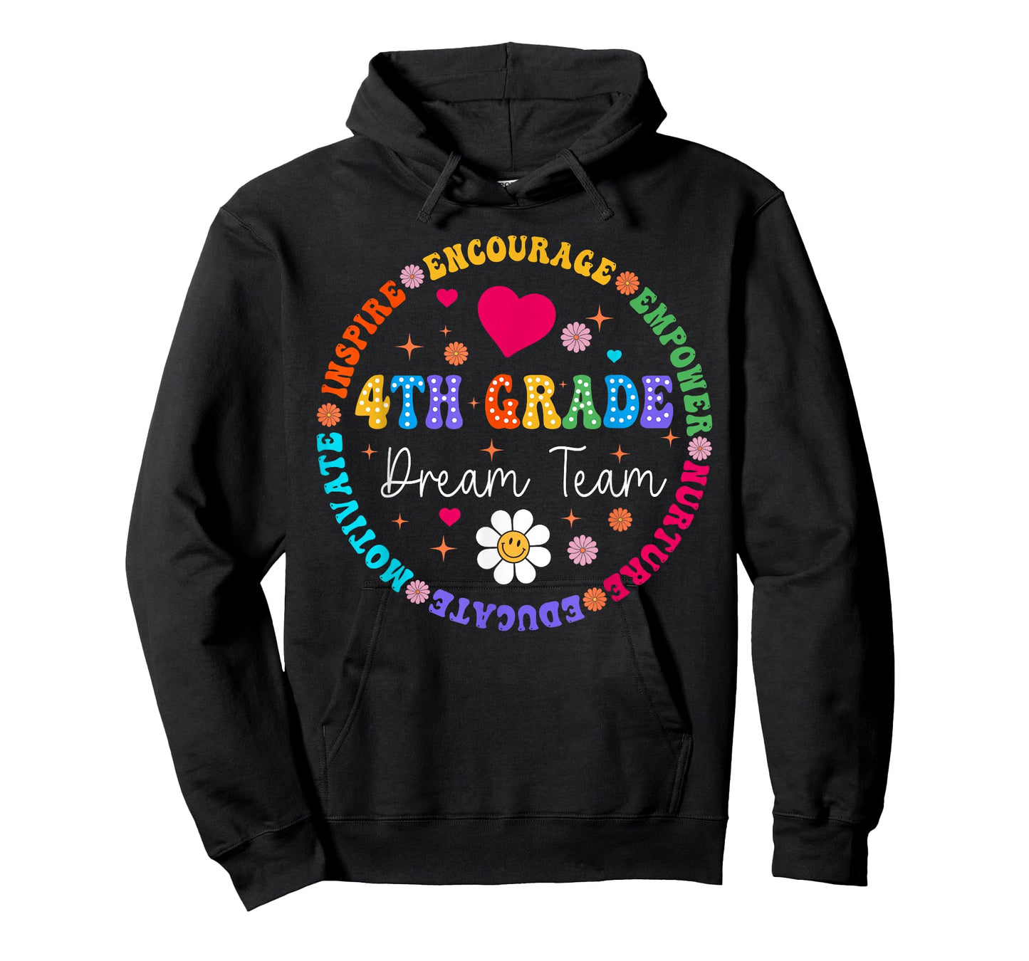 4th Grade Dream Team Fourth Grade Teacher Back to School T-Shirt