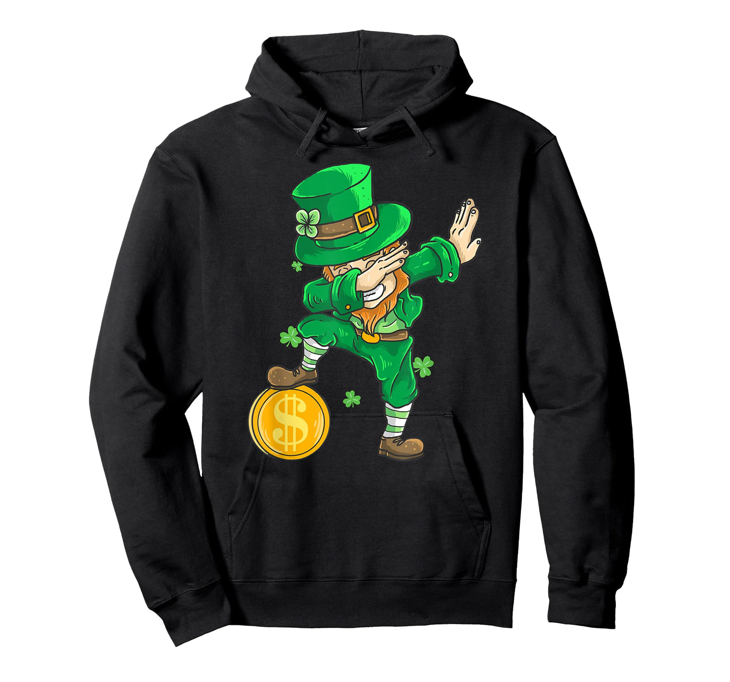 St Patricks Day Dabbing Leprechaun Kids Dab T-Shirt
