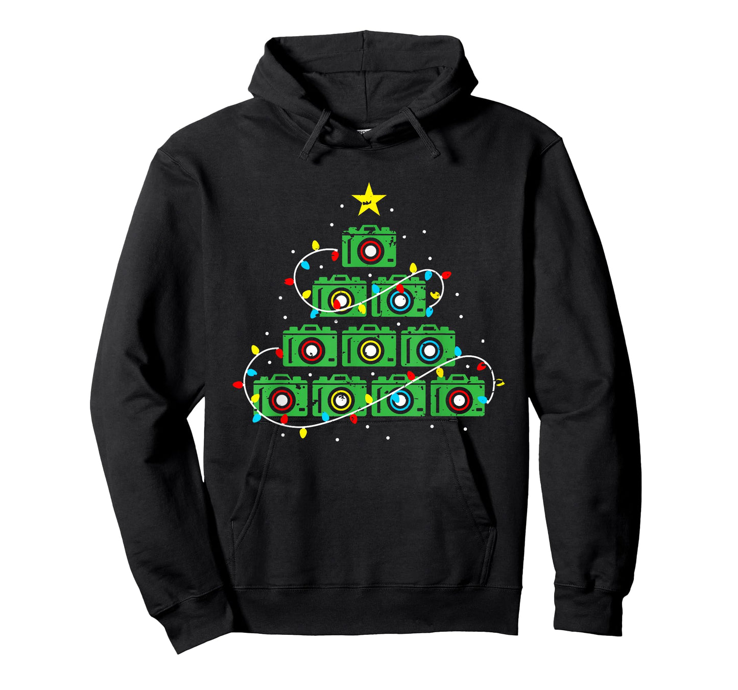 Ugly Christmas Tree Camera Photographer T-Shirt