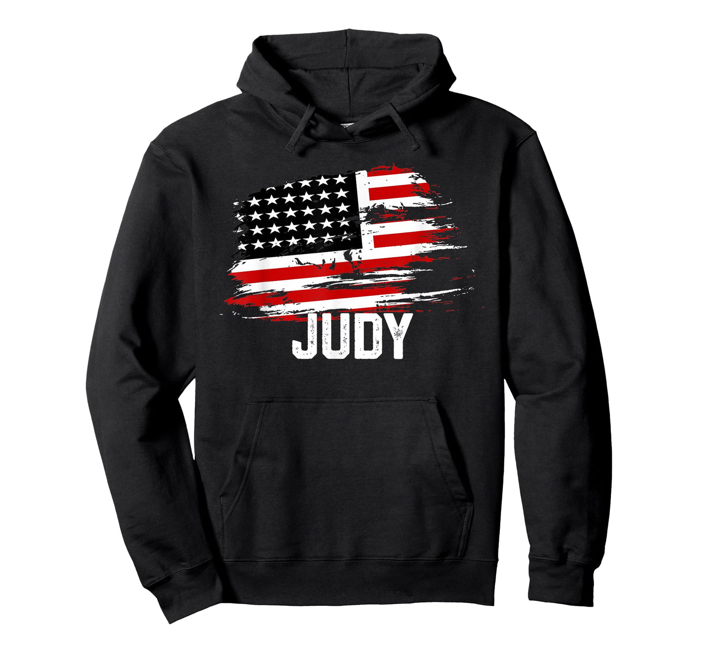 JUDY USA Flag T-Shirt Personalized 4th of July JUDY T-Shirt