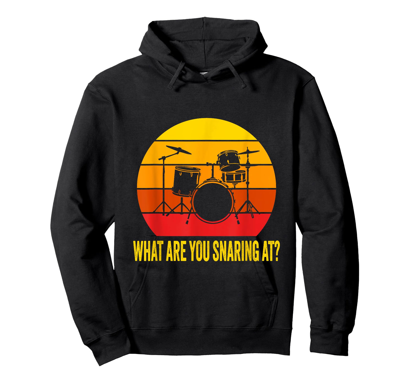 Retro Vintage What are you snaring at Drums Funny Drummer T-Shirt