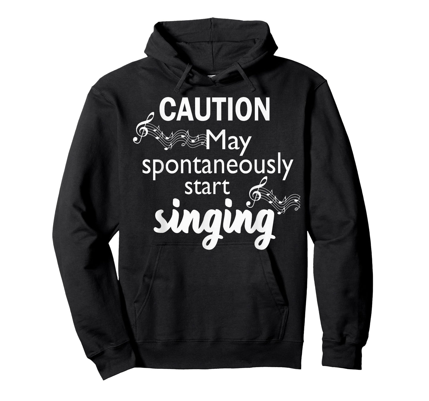 Singing Music Lover T Shirt Gift - Caution May Start Singing T-Shirt