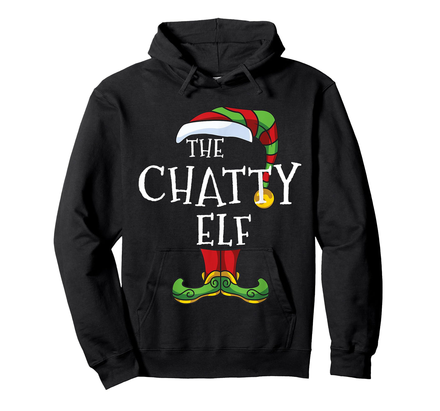Chatty Elf Talkative Family Matching Christmas Group Funny T-Shirt