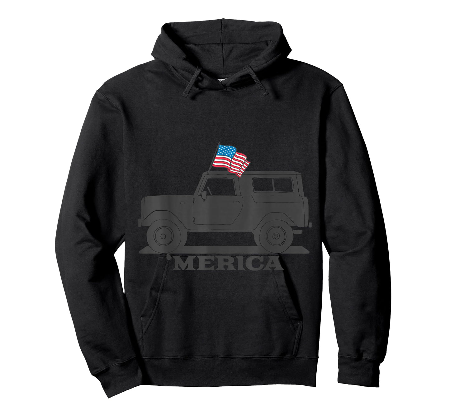 Vintage Bronco 4th of July Merica T-Shirt