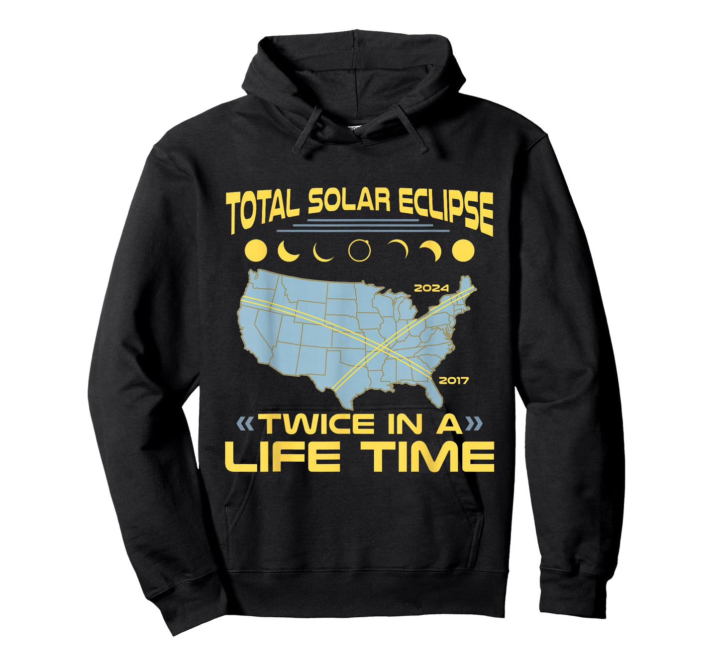 Twice in A Lifetime Solar Eclipse Shirt 2024 Total Eclipse T-Shirt