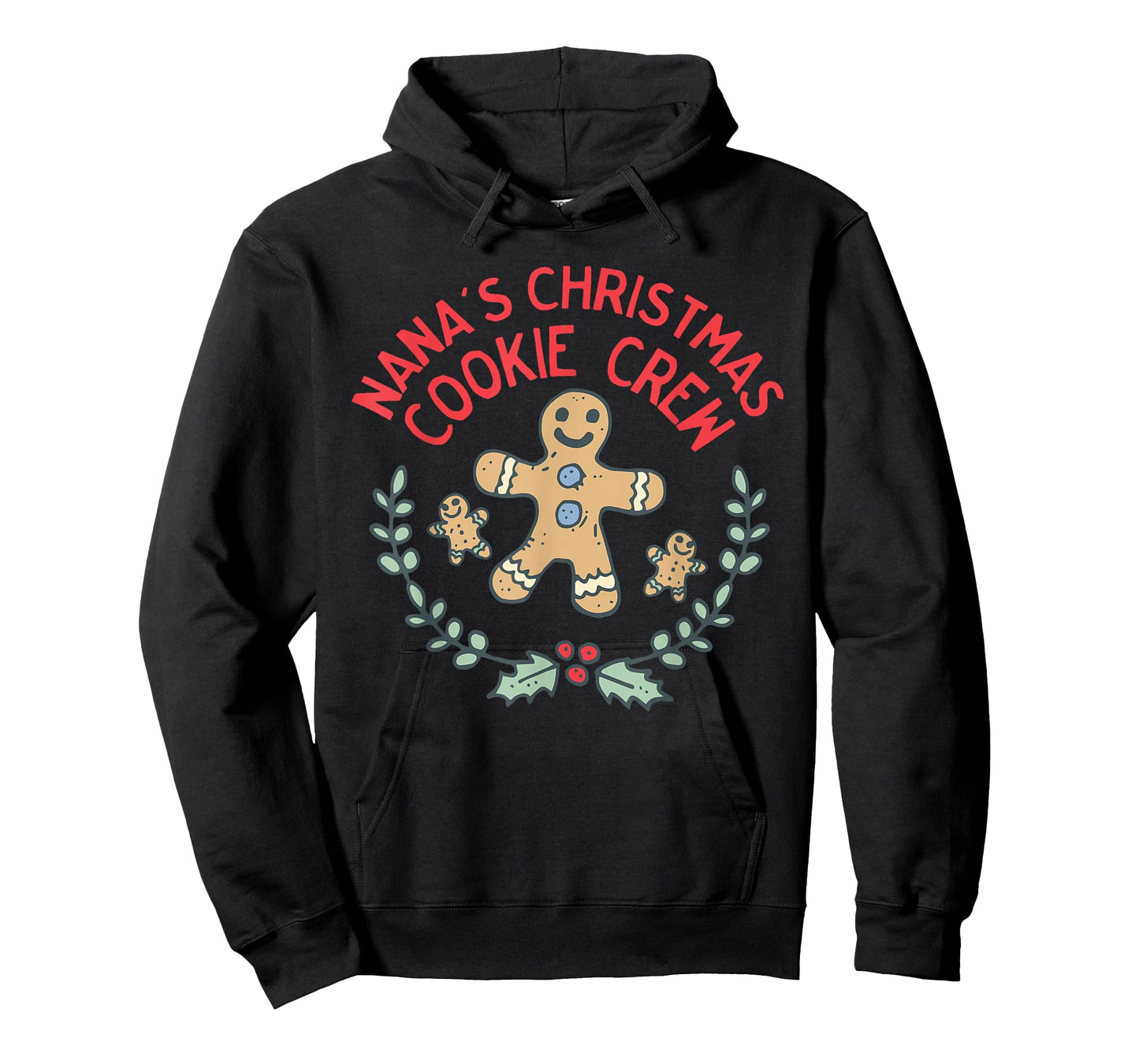 Cute Nana's Christmas Cookie Crew for Grandchildred Kids T-Shirt