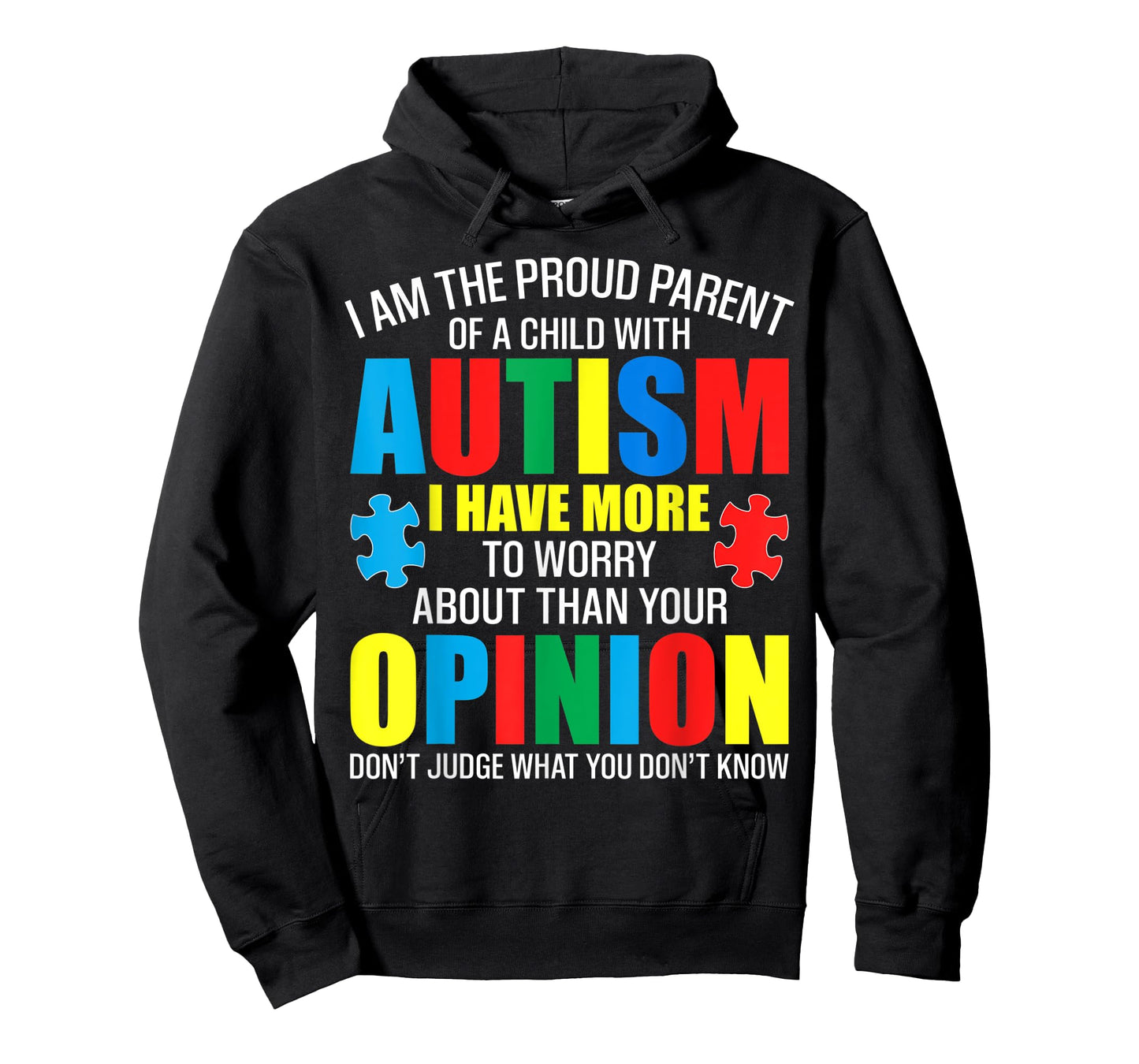 I Am The Proud Parent Of A Child With Autism shirt T-Shirt