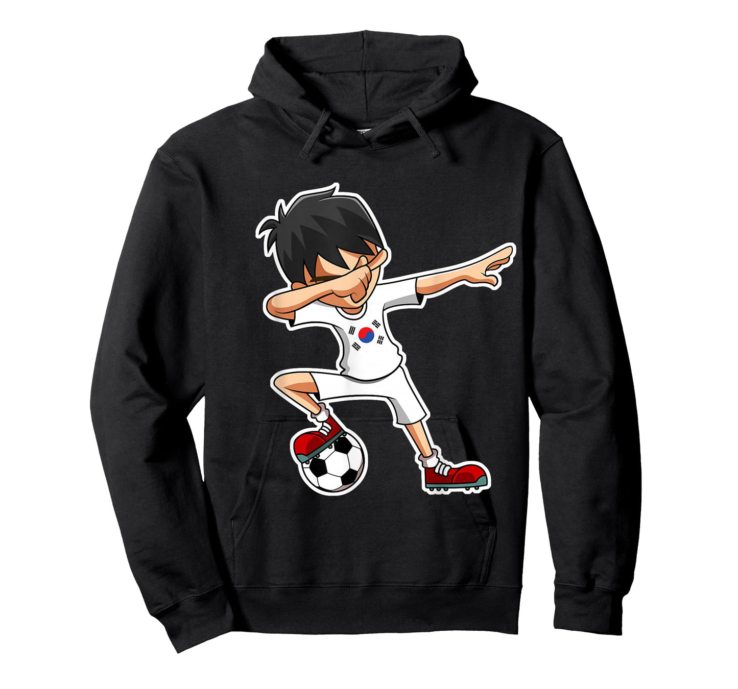 Dabbing Soccer Boy South Korea Jersey, Korean Kids Gifts T-Shirt