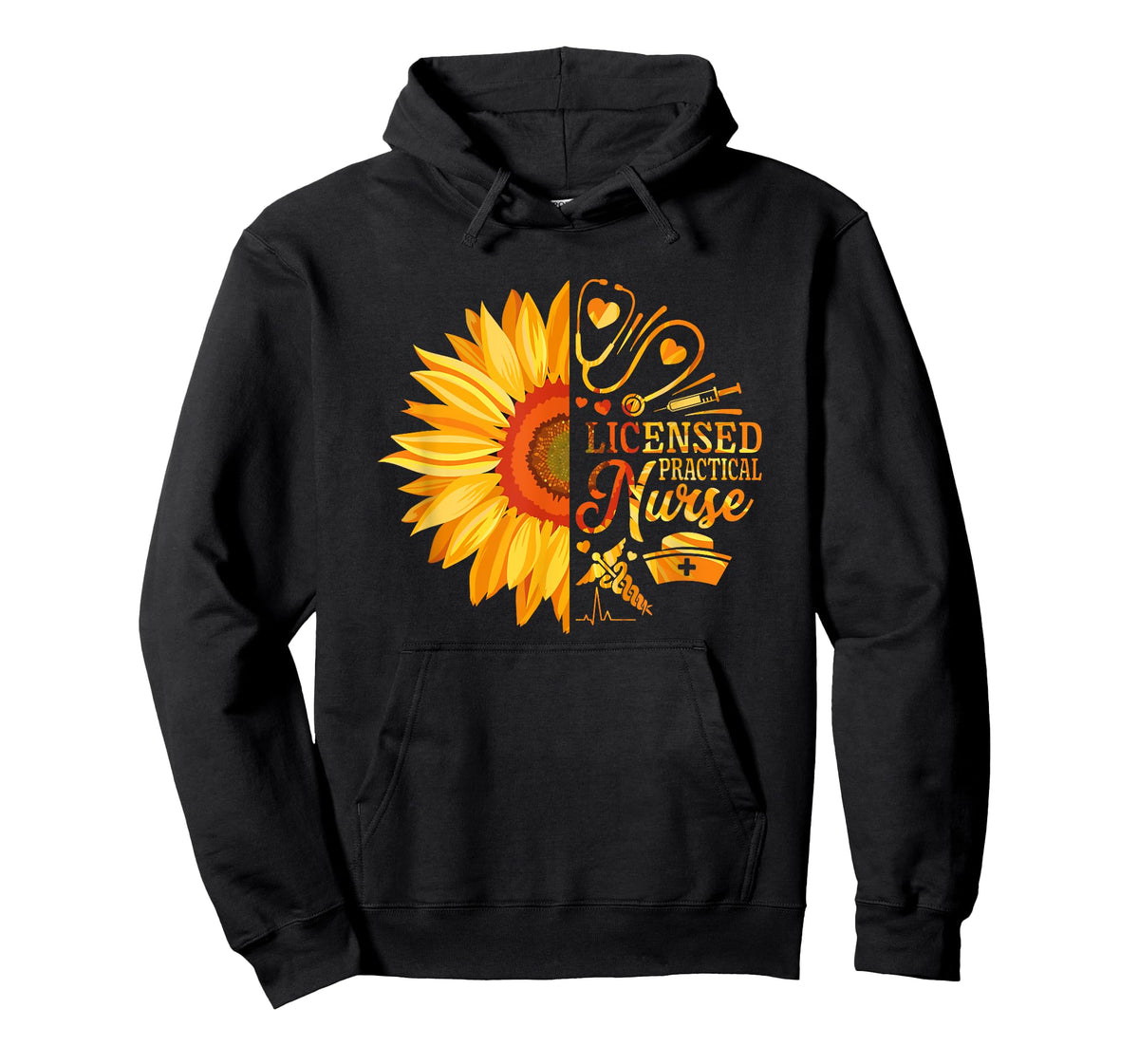 Sunflower Licensed Practical Nurse Medical Nursing LPN T-Shirt