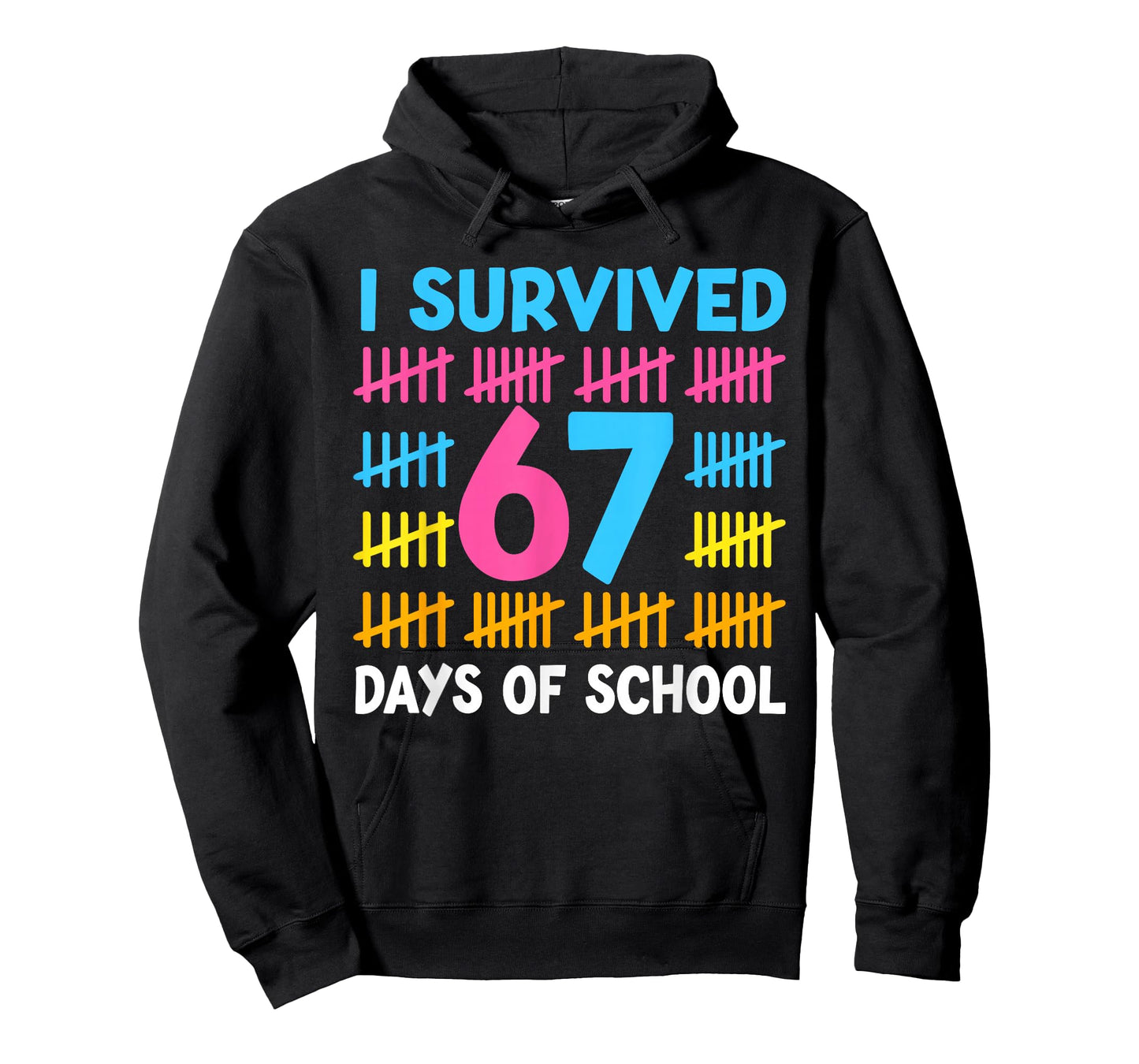I Survived 67 Days of School Funny 67 Meme Teen Boys Teacher T-Shirt