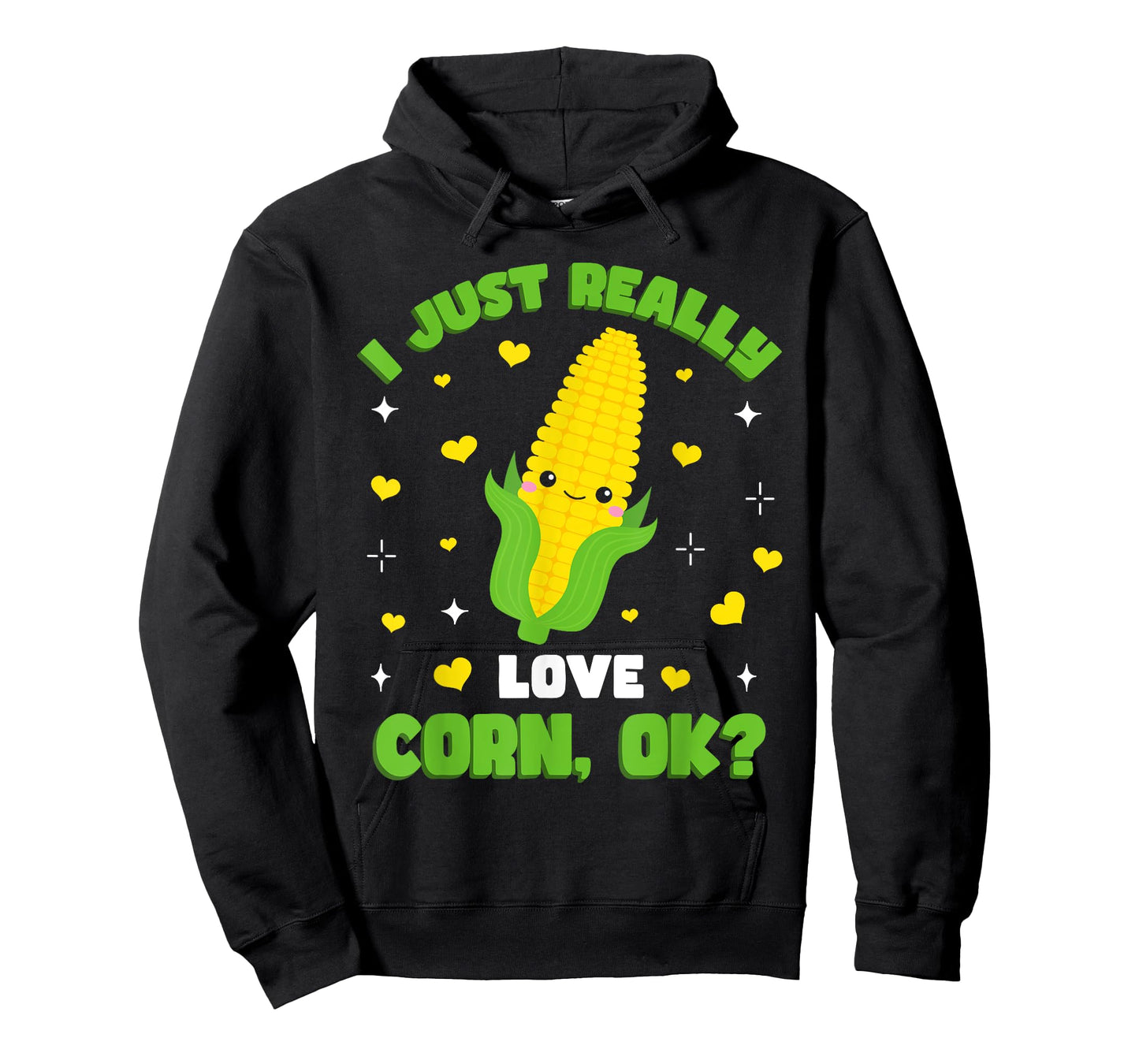Corn Farming Kids Kawaii I Just Really Love Corn T-Shirt