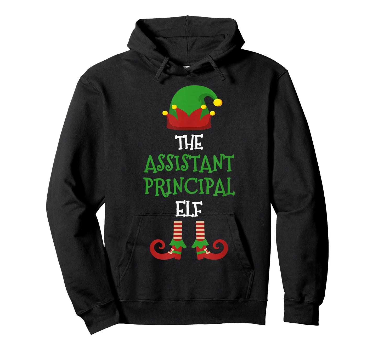 Assistant Principal Elf Matching Pajamas Christmas Teacher T-Shirt