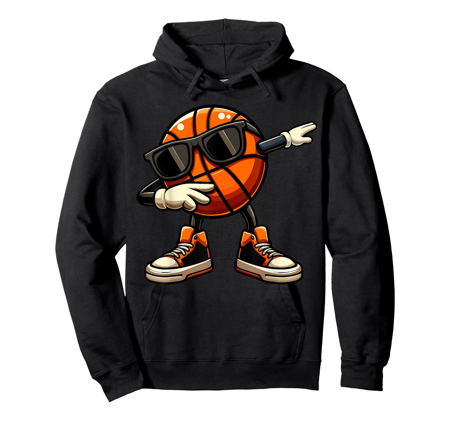 Dabbing Basketball Ball Sunglasses Basketball T-Shirt