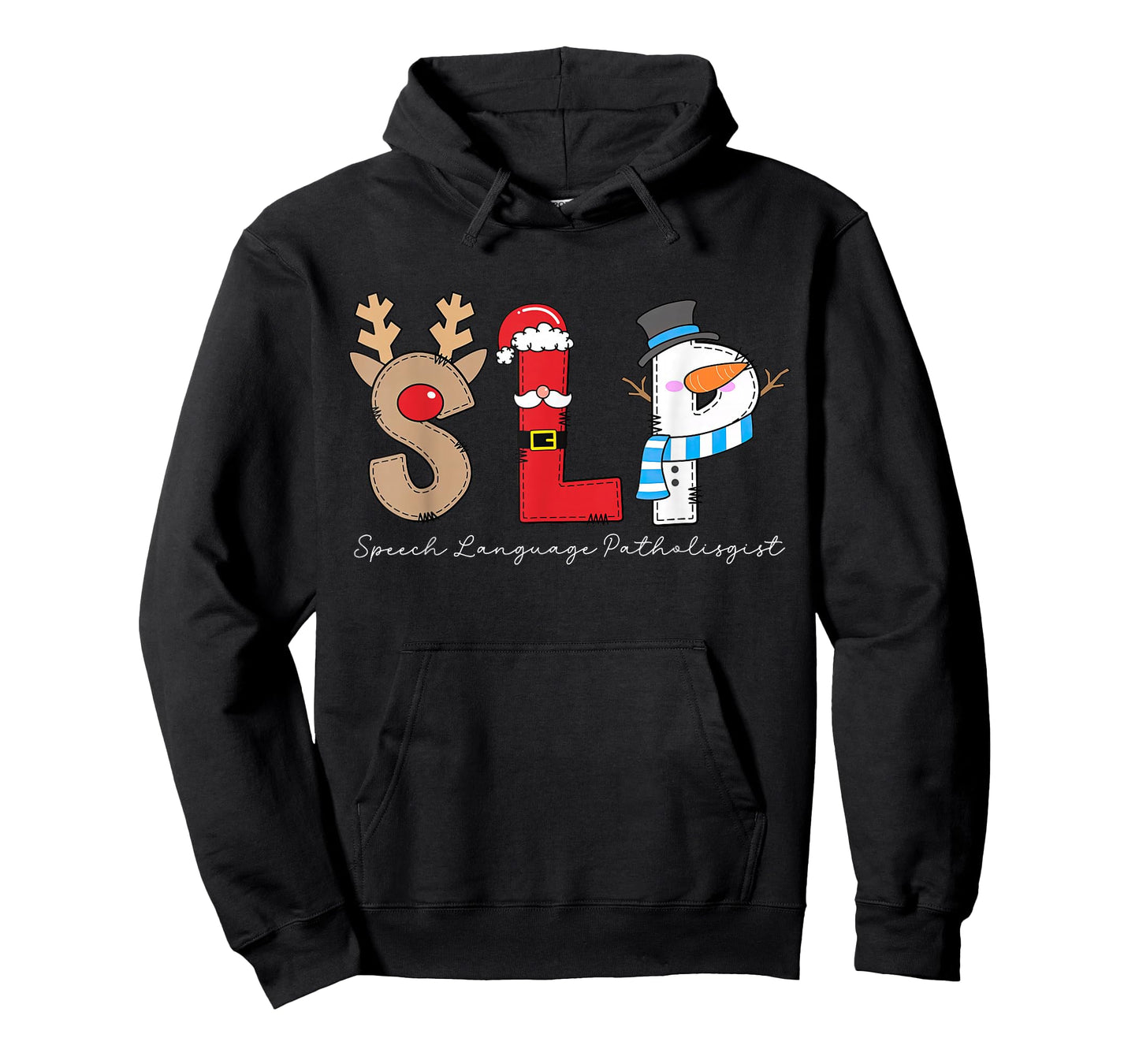 Christmas Speech Therapy SLP Language Pathologist Therapist T-Shirt