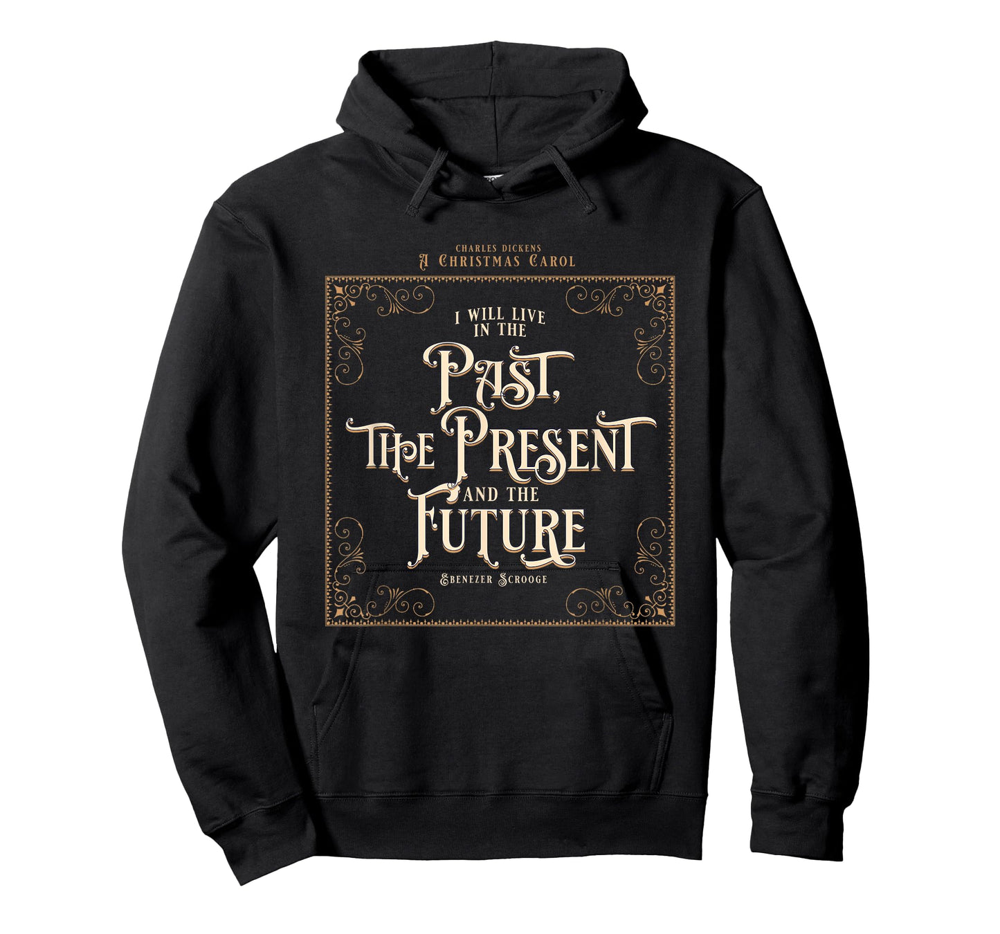 Christmas Carol, Scrooge, Marley, Holiday Design T-Shirt