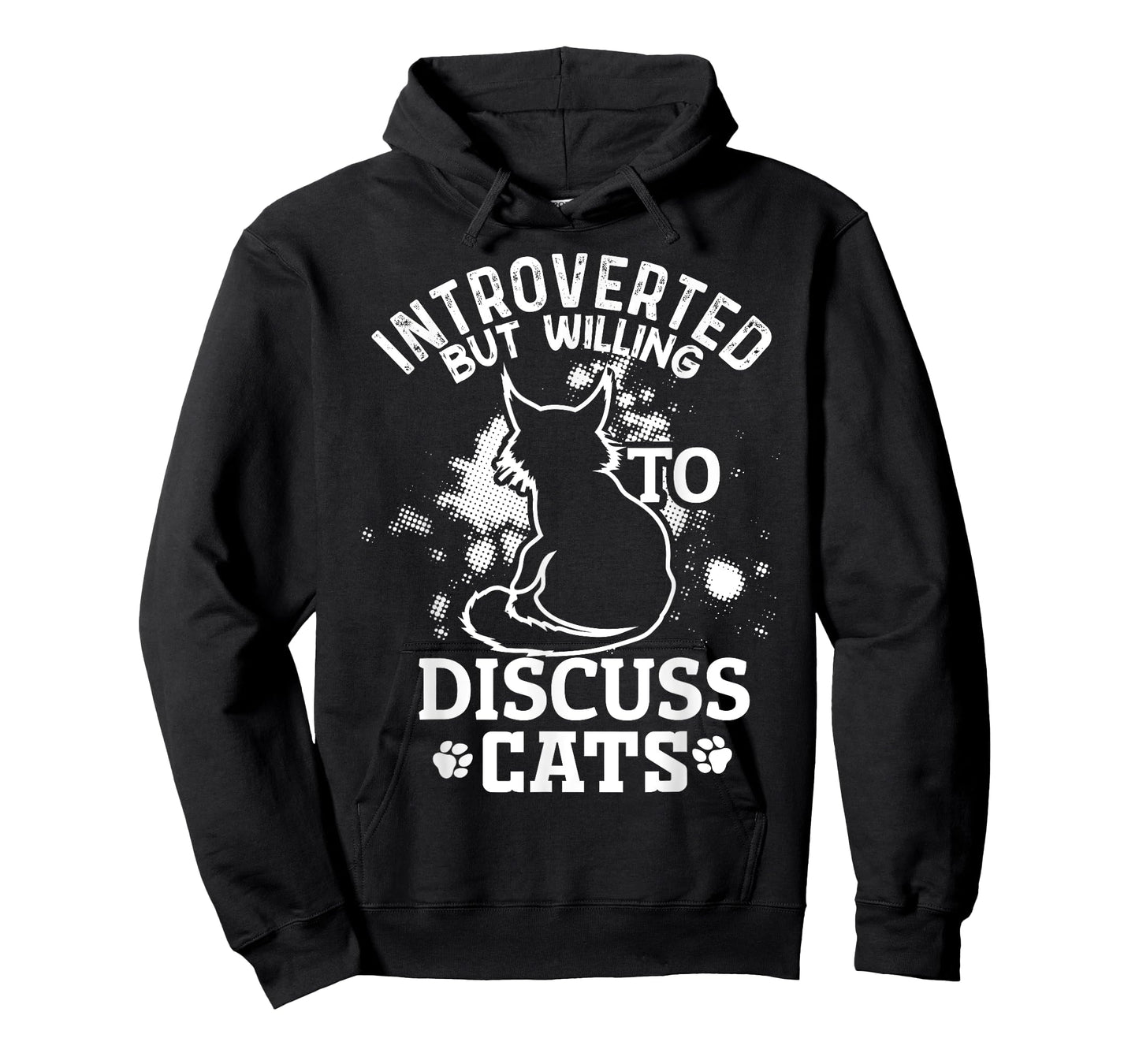 Introverted But Willing To Discuss Cats Funny Kitten lovers T-Shirt