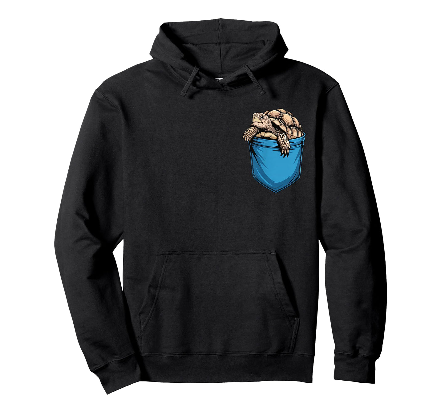 Cute Pocket Sulcata Tortoise Lovers T-Shirt