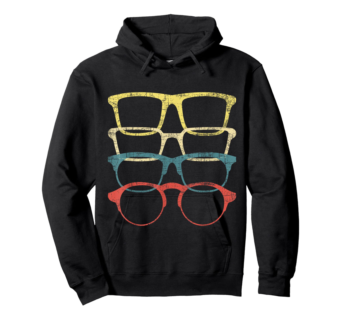 Retro Eyeglasses - Optometrist Ophthalmologist Eye Doctor T-Shirt