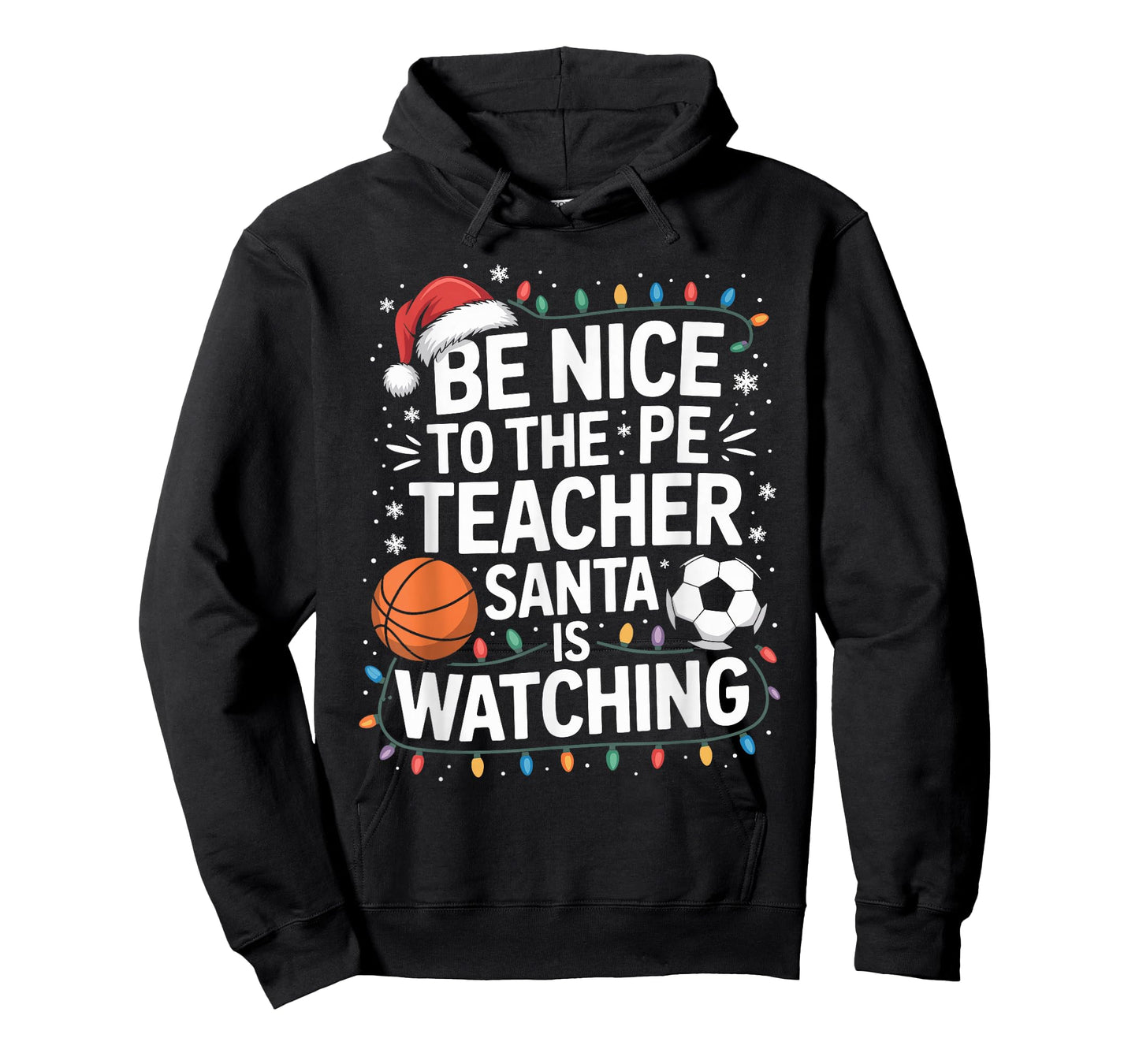 Funny PE Teacher Christmas Physical Education Xmas T-Shirt
