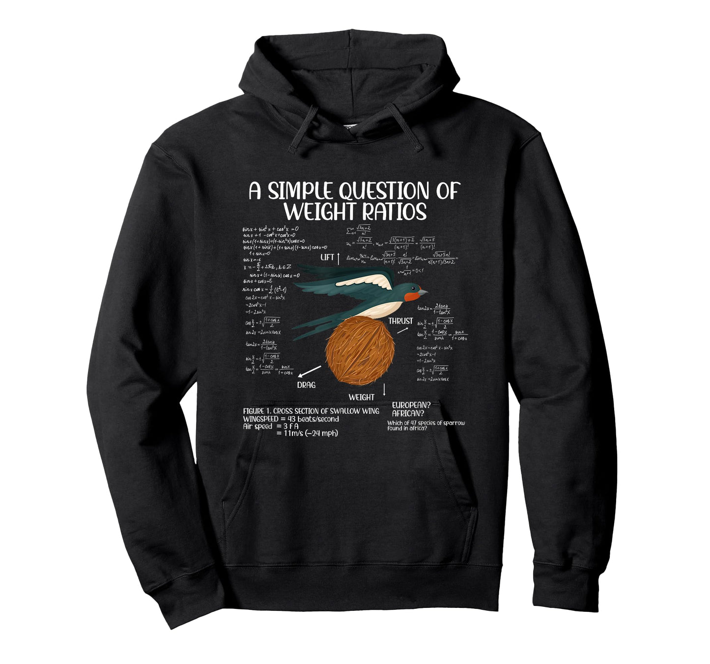 A Simple Question of Weight Ratios Math Teacher T-Shirt