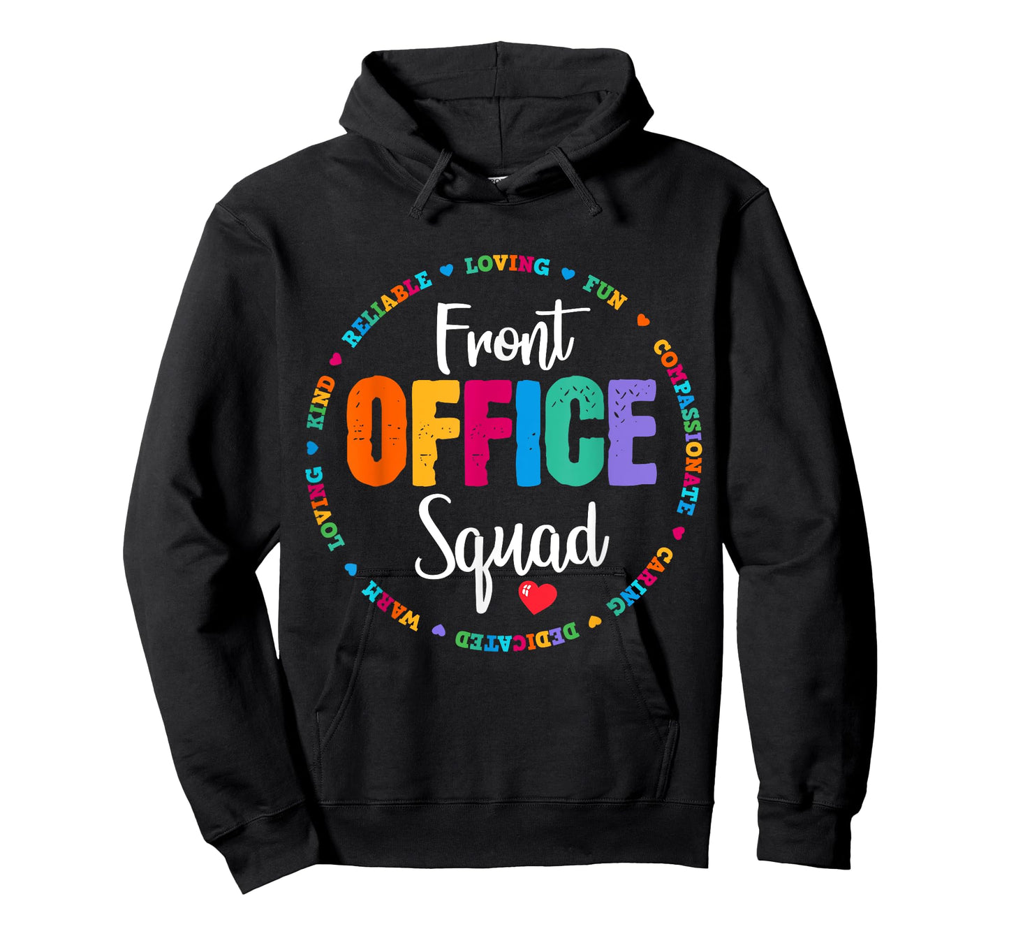 Cute School Secretary Admin Appreciation Front Office Squad T-Shirt