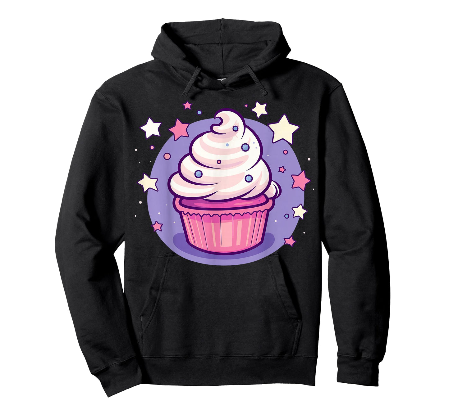 Cupcake Cute Pastel Kawaii Celestial Stars Baking Dessert T-Shirt