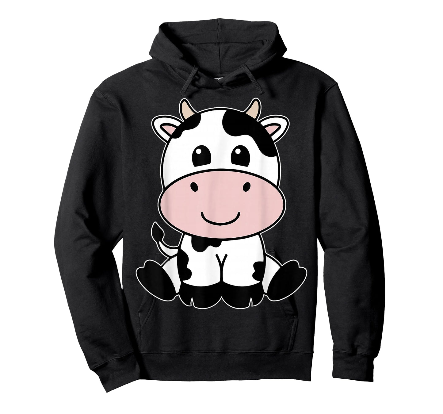 Cute Kawaii Cow Print Black and White Cow Animal T-Shirt