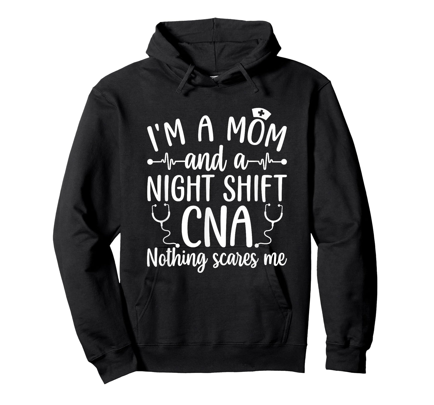 A Mom And A Night Shift CNA Certified Nursing Assistant T-Shirt