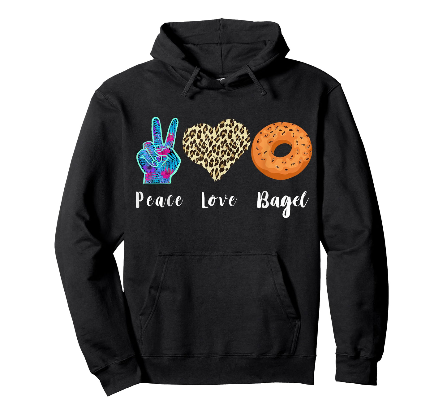 Bagel Love Peace Bagels Baker Dough Baking Bagel Lover T-Shirt