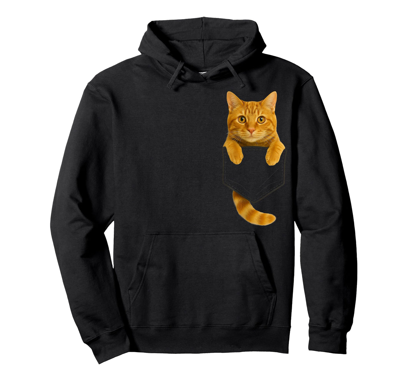 Cute Tabby Cat Pocket Funny Gifts Cat Mom Cat Dad Cat Lover T-Shirt