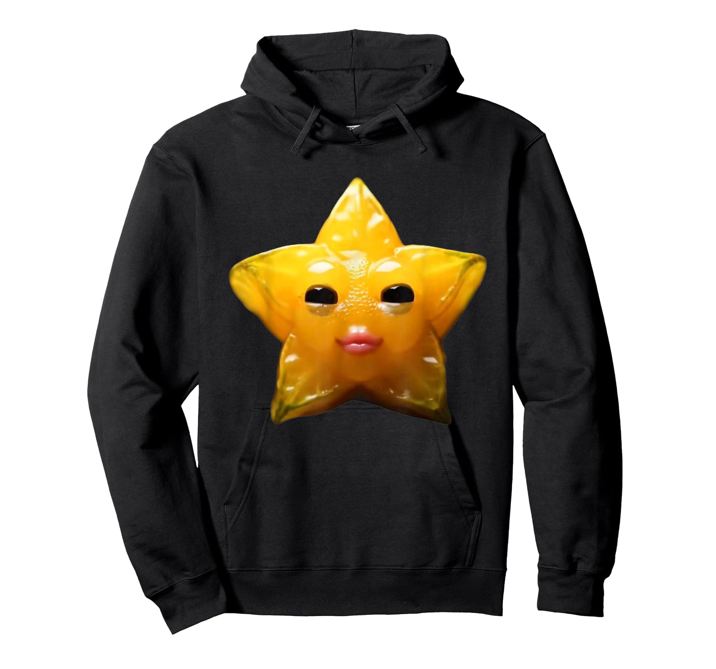 Niche Fruits Funny Ai Starfruit Monster gen z Brainrot Meme T-Shirt