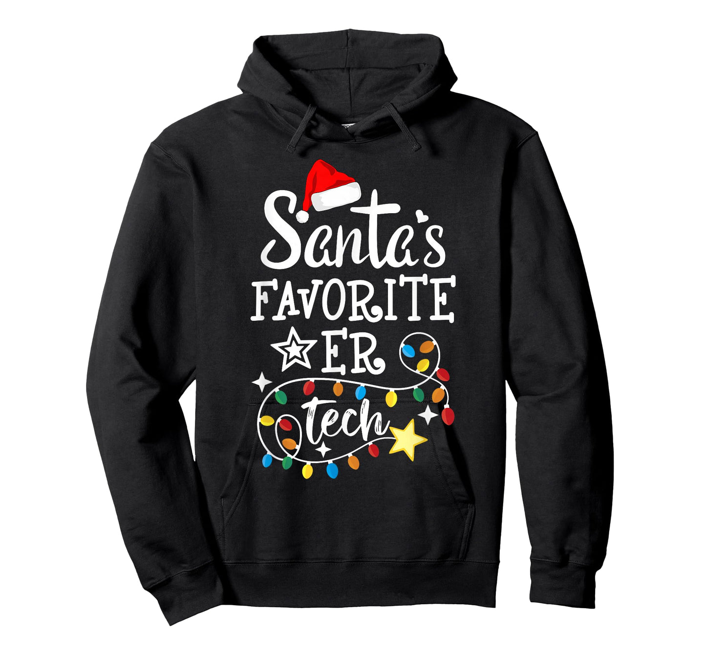 Christmas Emergency Room Technician Santa's Favorite ER Tech T-Shirt