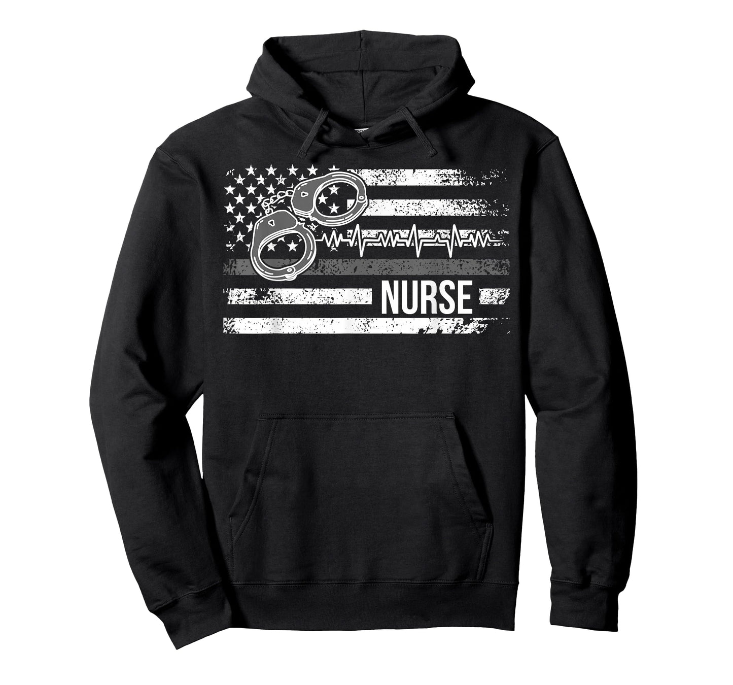 Correctional Nurse American Flag Corrections Nursing T-Shirt