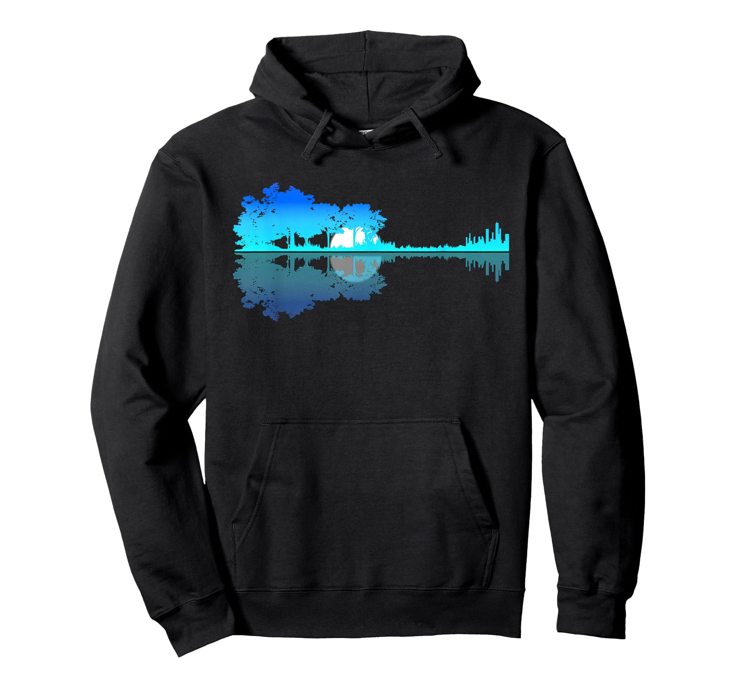 Guitar Lake Shadow Love Guitar Musician T-Shirt