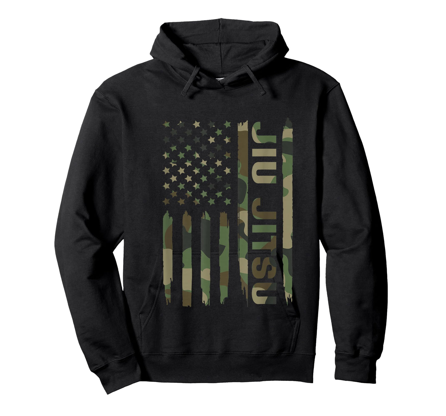 Jiu Jitsu American Flag Camo Jiu-Jitsu T-Shirt