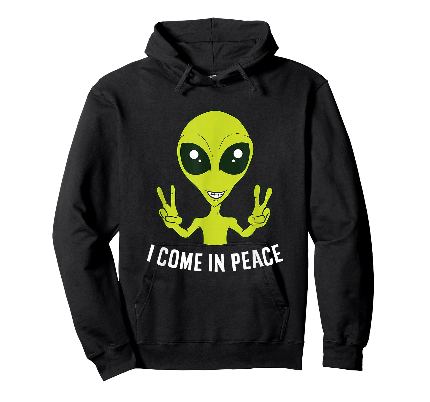 Cute Alien I Come in Peace Space Rave EDM Music Alien T-Shirt