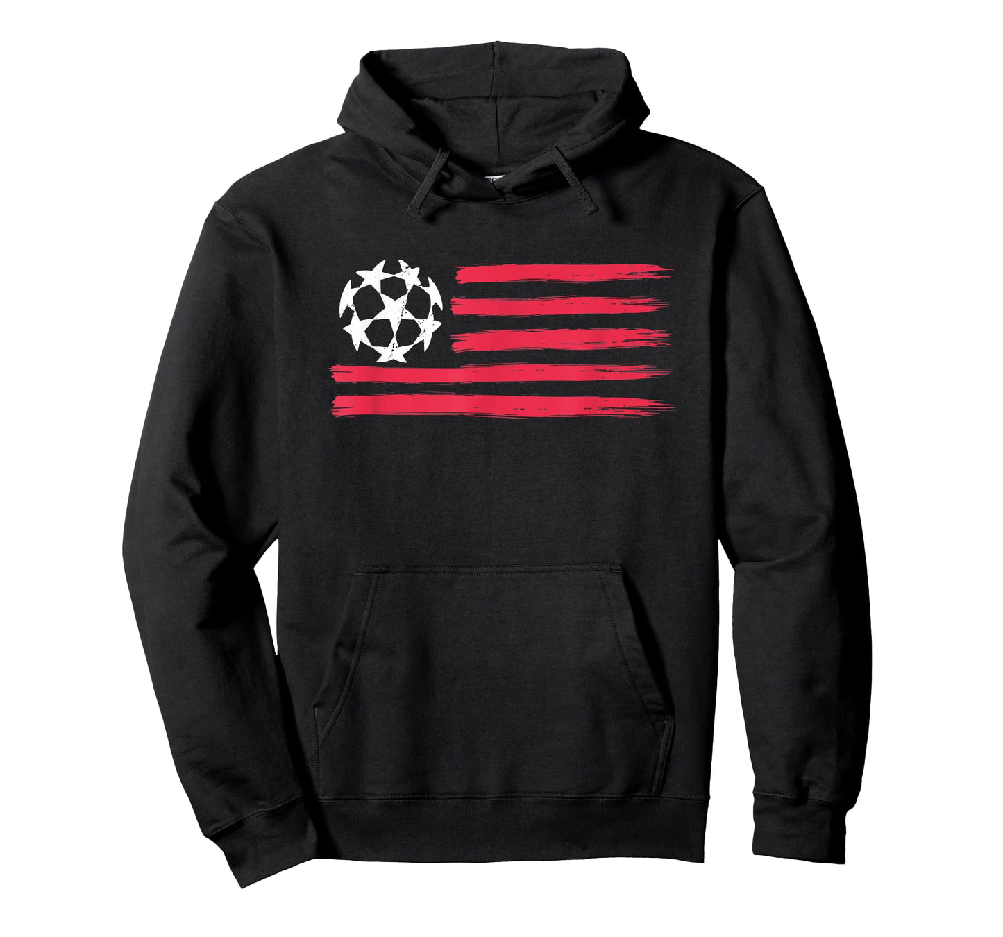 USA Flag Soccer Ball Cool Futbol Equipment Men Women T-Shirt