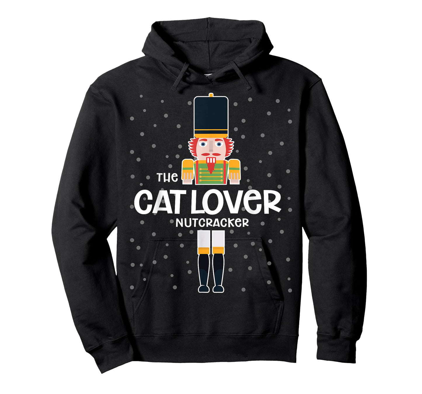 Cat Lover Nutcracker Family Matching Funny Pajama Men Women Kids T-Shirt
