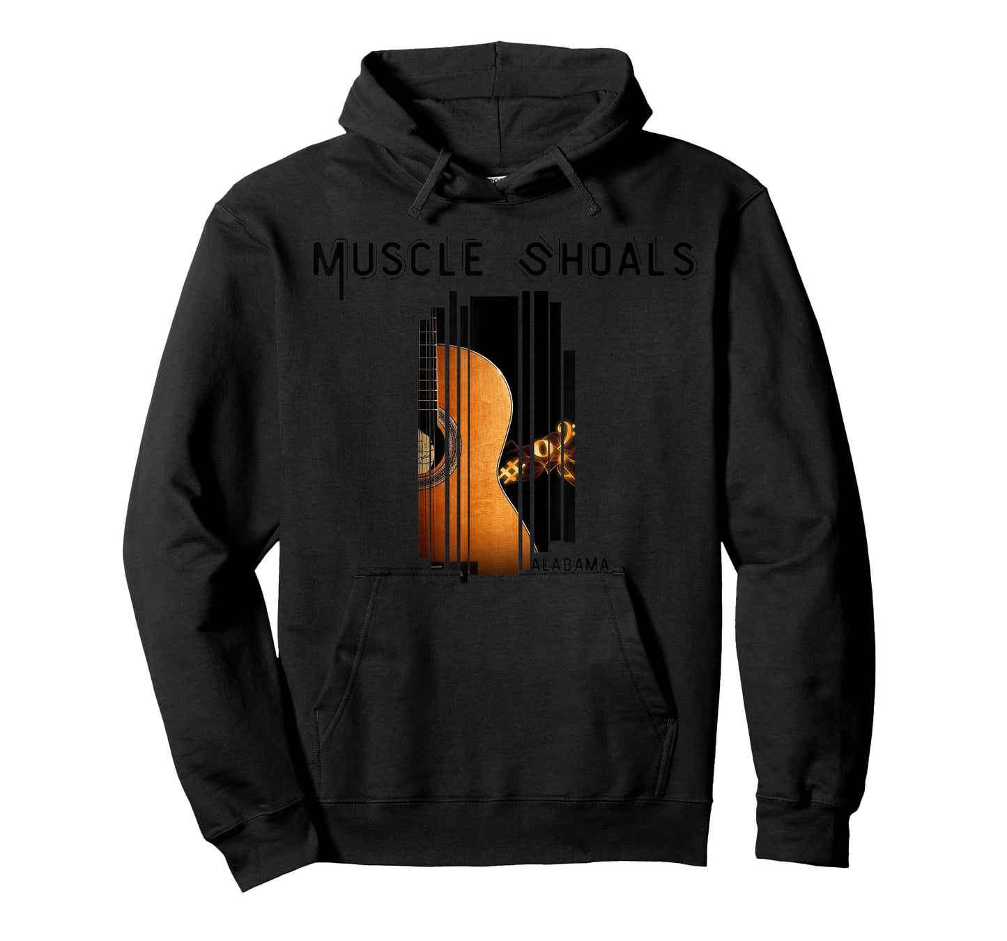 Muscle Shoals Alabama AL Distressed Grunge Text Music City T-Shirt