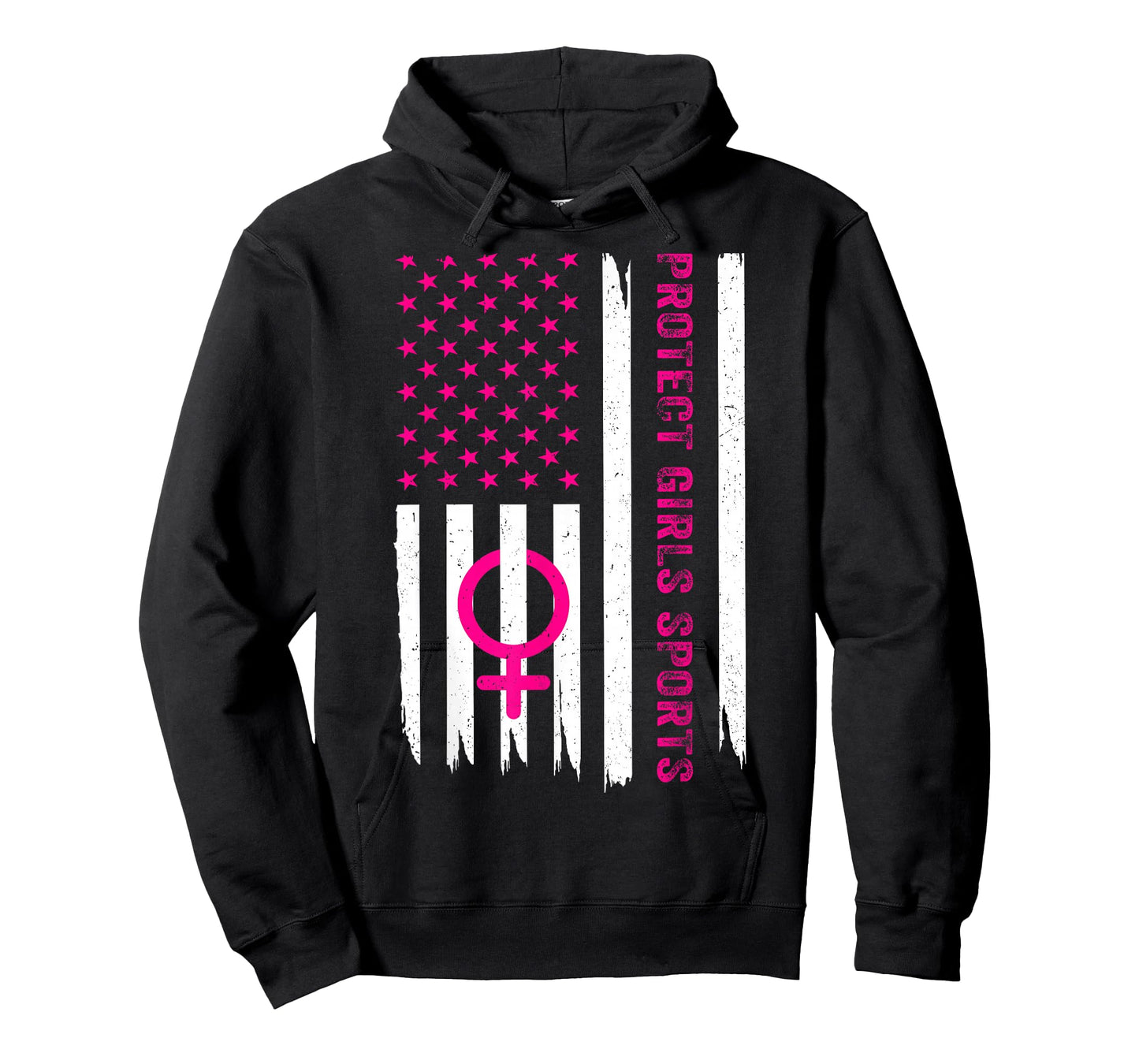 Protect Girls Sports, Support Women Girls Sport, US Flag T-Shirt