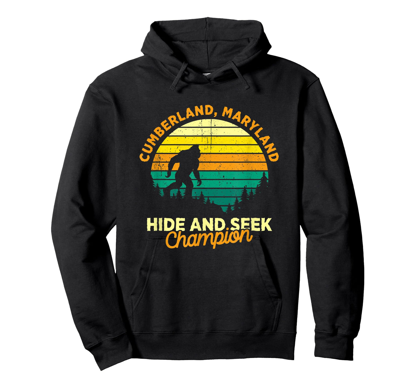 Retro Cumberland, Maryland Big foot Souvenir T-Shirt