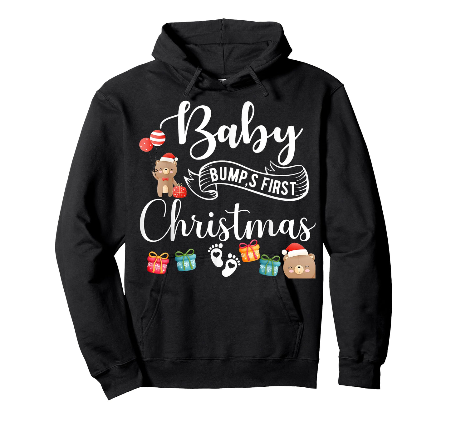 Cute Pregnancy Announcement Baby Bump First Christmas T-Shirt