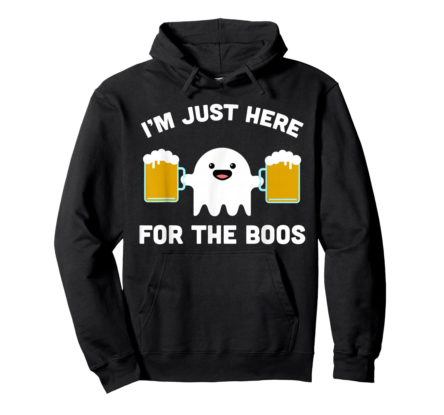 Bartender Halloween Costume Funny Ghost Here For The Boos T-Shirt