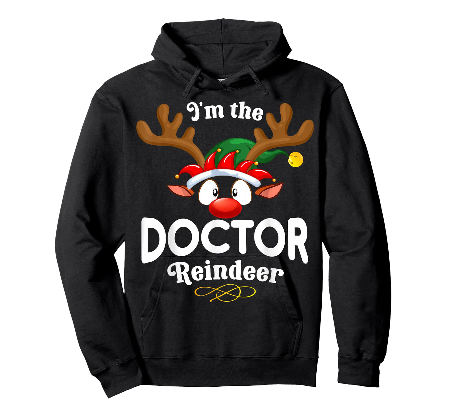 Christmas PJS Doctor XMas Reindeer Matching T-Shirt