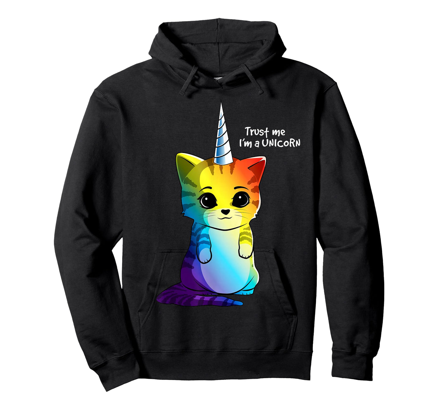 Caticorn T Shirt Unicorn Cat Kittycorn Girls Women Rainbow T-Shirt