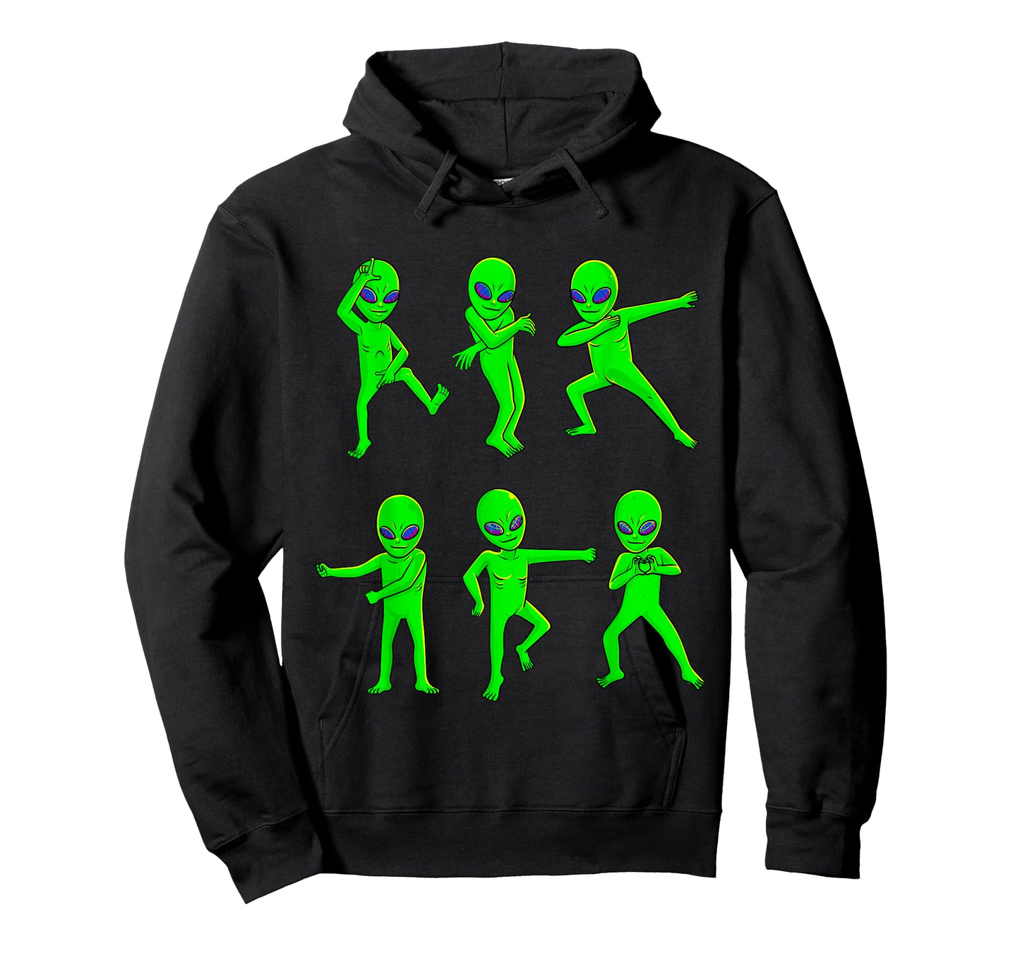 Dancing Aliens Halloween Green Alien Dance Kids Boys Girls T-Shirt