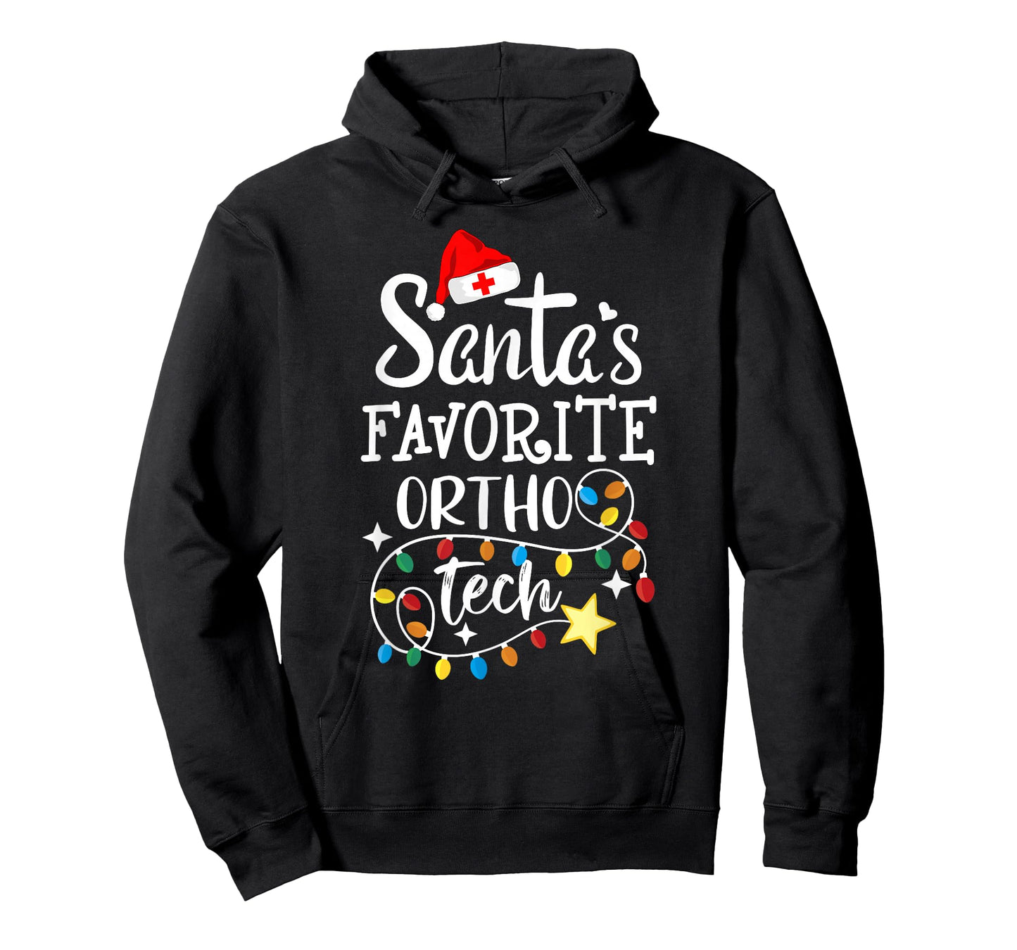 Christmas Orthopedic Technician Santa's Favorite Ortho Tech T-Shirt