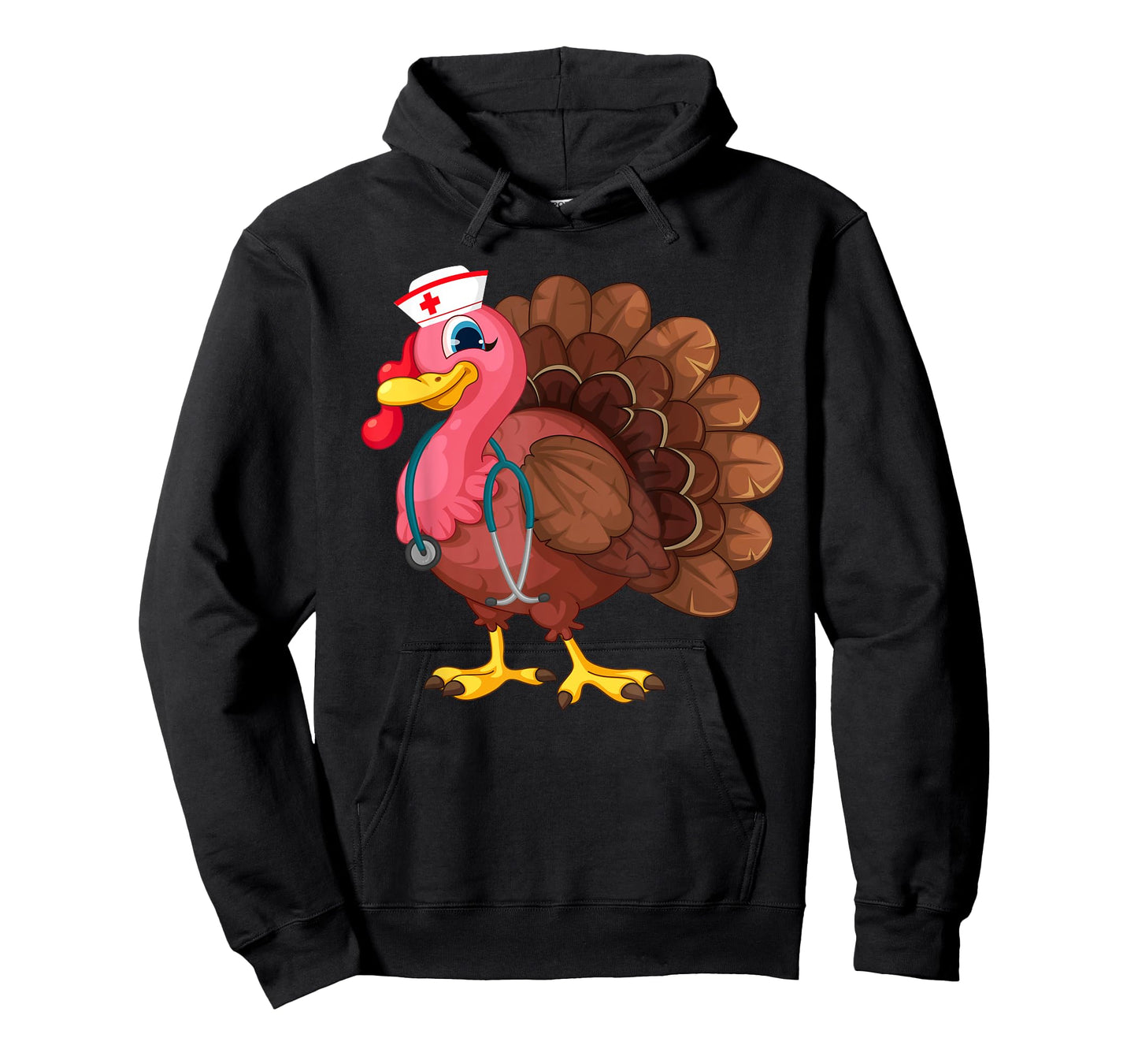 Cute Nurse Gifts Turkey Funny Thanksgiving Doctor Nursung T-Shirt