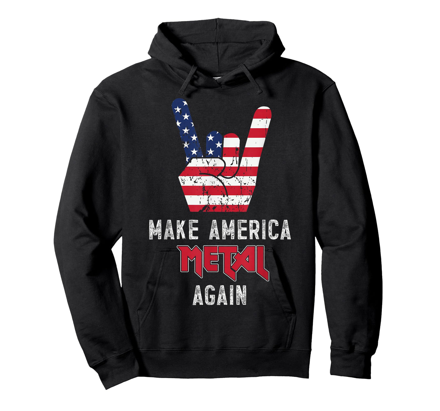 Heavy Metal Rock Music USA Make America Metal Again T-Shirt