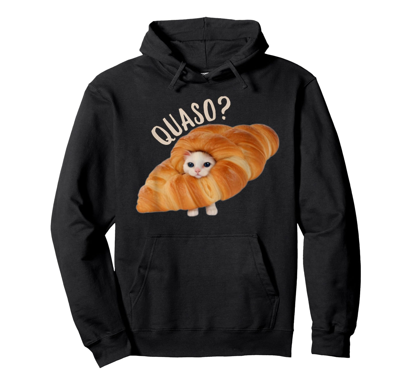 Funny Croissant Quaso Meme Cat Cake Pet Lover Men Women T-Shirt
